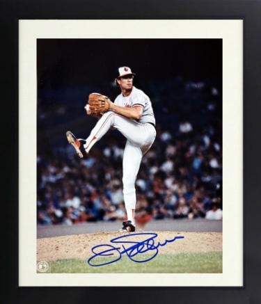 Jim Palmer signed Baltimore Orioles MLB Licensed 8x10 Photo minor dings Custom Framing- COA (HOF/Ticket)