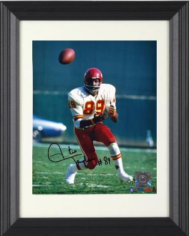 Otis Taylor signed Kansas City Chiefs NFL Licensed 8x10 Photo minor dings Custom Framing- COA/Show Ticket