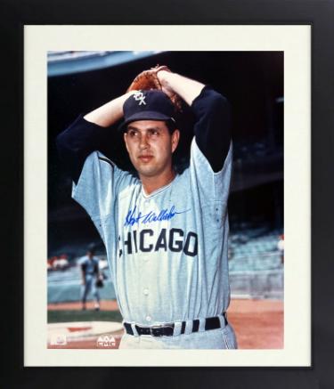 Hoyt Wilhelm signed Chicago White Sox MLB Licensed 8x10 Photo minor dings Custom Framing- COA/Ticket (HOF)