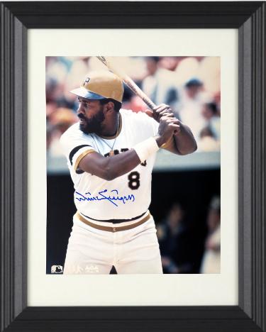 Willie Stargell signed Pittsburgh Pirates MLB Licensed 8x10 Photo minor dings Custom Framing- COA (HOF)