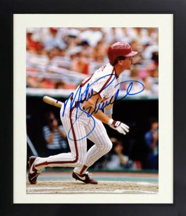 Mike Schmidt signed Philadelphia Phillies MLB 8x10 Photo minor dings Custom Framing- Ken Goldin, The Score Board, Inc COA (HOF)