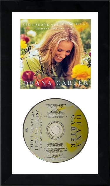 Deana Carter signed 2021 Did I Shave My Legs for THIS? Capitol Records Album Cover Booklet w/ CD 6.5x12 Custom Framing- COA