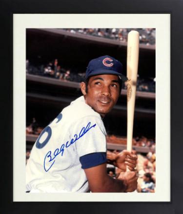 Billy Williams signed Chicago Cubs MLB Licensed 8x10 Photo Minor Dings Custom Framing- COA HOF