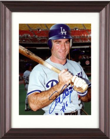 Steve Garvey signed Los Angeles Dodgers MLB Licensed 8x10 Photo #6 Custom Framing- COA/Tuff Stuff Show Ticket