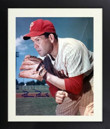 Robin Roberts signed Philadelphia Phillies MLB Licensed 8x10 Photo Custom Framing- COA (HOF)