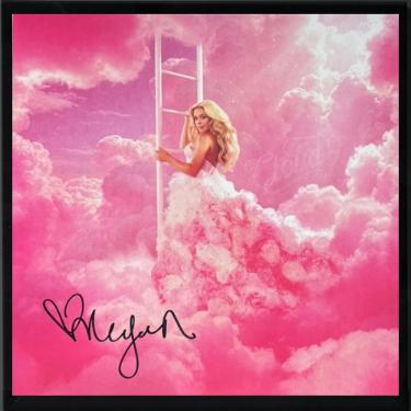 Megan Moroney signed 2026 Cloud 9 Album Cover Double Pink LP/Vinyl/Record Custom Framing- COA