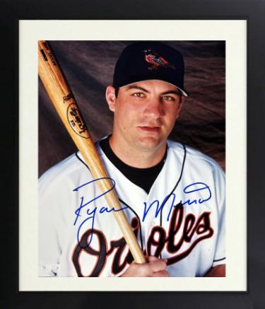 Ryan Minor signed Baltimore Orioles MLB Licensed 8x10 Photo Custom Framing- COA/Show Ticket
