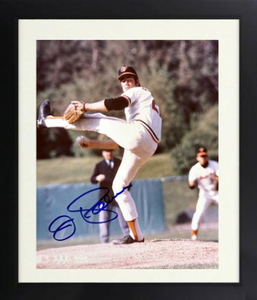 Jim Palmer signed Baltimore Orioles MLB 8x10 Photo imperfect Custom Framing- COA/Ticket (HOF)
