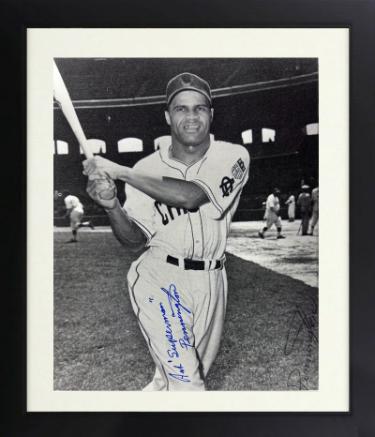 Art Superman Pennington signed Chicago American Giants 8x10 Photo Custom Framing- COA & Ticket