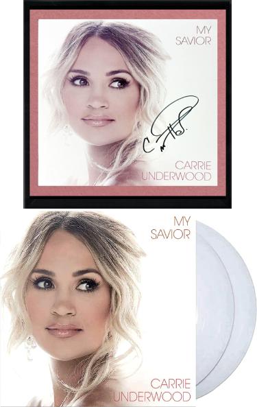 Carrie Underwood signed 2021 My Savior 11x11 Art Insert LP/Vinyl/Record Custom Framing- COA/NEW