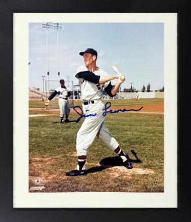 Jim Lemon signed Washington Senators MLB Licensed 8x10 Photo Custom Framing imperfect- COA