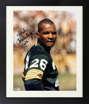 Herb Adderley signed Green Bay Packers NFL Licensed 8x10 Photo Custom Framing imperfect #26- COA/Show Ticket (HOF)