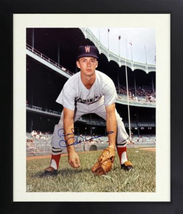 Chuck Cottier signed Washington Senators MLB Licensed 8x10 Photo Custom Framing imperfect- COA