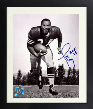 Joe Perry signed San Francisco 49ers NFL 8x10 Photo Custom Framing HOF 69 imperfect- COA/Ticket