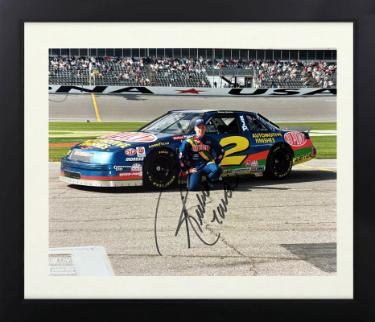 Ricky Craven signed Dupont NASCAR #2 Licensed 8x10 Photo Custom Framing imperfect - COA