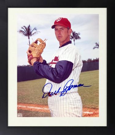 Dick Bosman signed Washington Senators MLB Licensed 8x10 Photo Custom Framing- COA 1974 No Hit