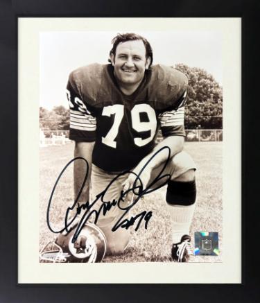 Ron McDole signed Washington Redskins NFL 8x10 Photo Custom Framing imperfect - COA/Show Ticket