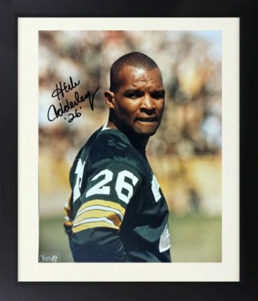 Herb Adderley signed Green Bay Packers NFL Licensed 8x10 Photo Custom Framing imperfect #26- COA (HOF)