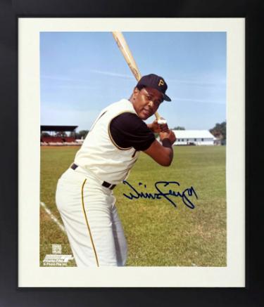 Willie Stargell signed Pittsburgh Pirates MLB Licensed 8x10 Photo Custom Framing- COA (HOF)