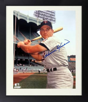 Harmon Killebrew signed Minnesota Twins MLB Licensed 8x10 Photo Custom Framing- COA HOF/500 HR