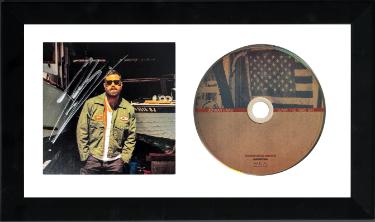 Jordan Davis signed 2025 Learn Hard Way 4.75x4.75 Art Card Insert w/ Album Cover & CD 6.5x12 Custom Framing- COA (Country/Pop Music)