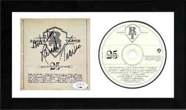 Randy Travis signed 2011 25th Anniversary Celebration CD Album Cover/CD - JSA #LL60187- 6.5x12 Custom Framing Country Music