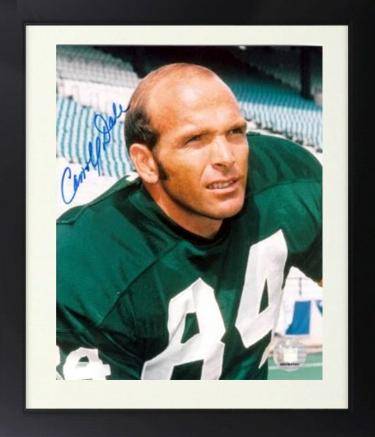 Carroll Dale signed Green Bay Packers NFL Licensed 8x10 Photo Custom Framing- COA (SB I & II Champ)