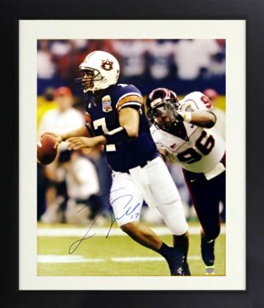 Jason Campbell signed Auburn Tigers 16x20 Photo Custom Framing- Gamebreaker Holo/COA