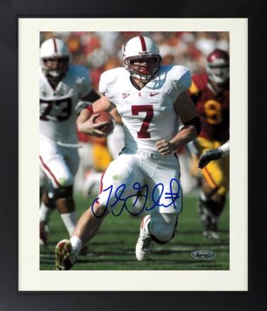 Toby Gerhart signed Stanford Cardinal 8x10 Photo Custom Framing- Tri Star Hologram