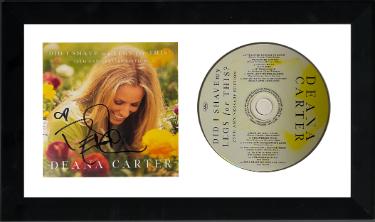 Deana Carter signed 2021 Did I Shave My Legs for THIS? Capitol Records Album Cover Booklet w/ CD 6.5x12 Custom Framing- COA