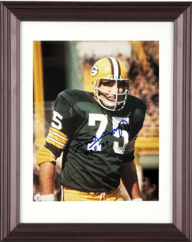 Forrest Gregg signed Green Bay Packers NFL Licensed 8x10 Photo HOF 77 minor dings Custom Framing- COA/Show Ticket