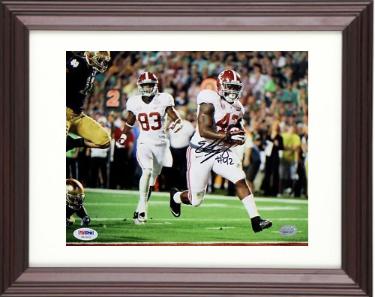 Eddie Lacy signed Alabama Crimson Tide 8x10 Photo Custom Framing #42 - PSA Hologram/COA