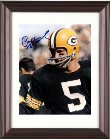 Paul Hornung signed Green Bay Packers 8x10 Photo imperfect  Custom Framing- NFL Alumni LOA