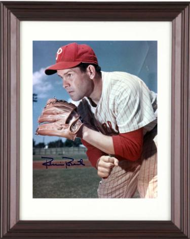 Robin Roberts signed Philadelphia Phillies MLB 8x10 Photo imperfect Custom Framing- COA (HOF)
