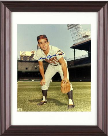 Luis Aparicio signed Baltimore Orioles MLB Licensed 8x10 Photo imperfect Custom Framing- COA