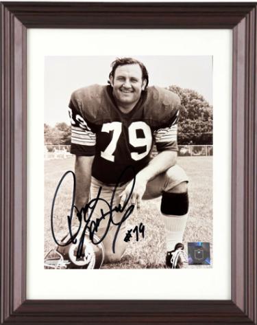 Ron McDole signed Washington Redskins NFL Licensed 8x10 Photo Custom Framing- COA/Show Ticket
