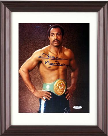 Ken Norton signed WBC Boxing 8x10 Photo Custom Framing imperfect- COA/Sports World Collectibles/COA