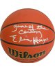 Elvin Hayes signed Wilson NCAA Indoor/Outdoor Basketball Game of the Century