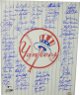 New York Yankees signed 16x20 Photo Top Hat Logo w/ 70 sigs- BAS Holo- Bob Turley/Moose Skowron/Charlie Hayes/Otis Nixon