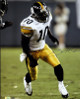 Santonio Holmes signed Pittsburgh Steelers 16x20 Photo (white jersey) - Holmes Hologram