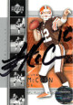 Luke McCown signed Cleveland Browns 2004 Upper Deck Rookie Trading Card #12