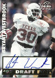 Bryant Westbrook signed 1997 Draft Pick VISION SIGNINGS Football Card (Texas Longhorns)