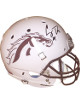 Corey Davis signed Western Michigan Broncos Schutt Full Size White Replica Helmet #84- JSA Hologram