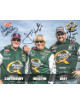 Jimmy Houston signed Quaker State- FLW 8x10 Photo (3 sig) w/ Scott Canterbury & Matt Arey- 2017 Insc (Angler/Fishing)