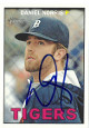 Daniel Norris signed 2016 Topps Heritage Detroit Tigers card #404