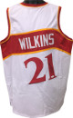 Dominique Wilkins signed White TB Custom Stitched Basketball Jersey XL- JSA Hologram