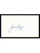 James Garner signed 3x5 Index Card '95- JSA Hologram #CC09191 (Maverick/Rockford Files)
