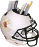 Kappa Sigma Fraternity Logo White Schutt Football Mini Helmet Desk Caddy