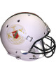Kappa Sigma Fraternity Logo White Matte Schutt Full Size Replica Football Helmet