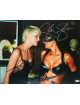 Sharon Stone signed Catwoman 11X14 Photo w/ Halle Berry- PSA ITP Holo (entertainment/movie memorabilia)